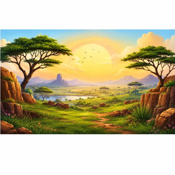 Painel 3x5m Paisagem